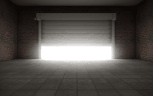 open garage door manually from outside